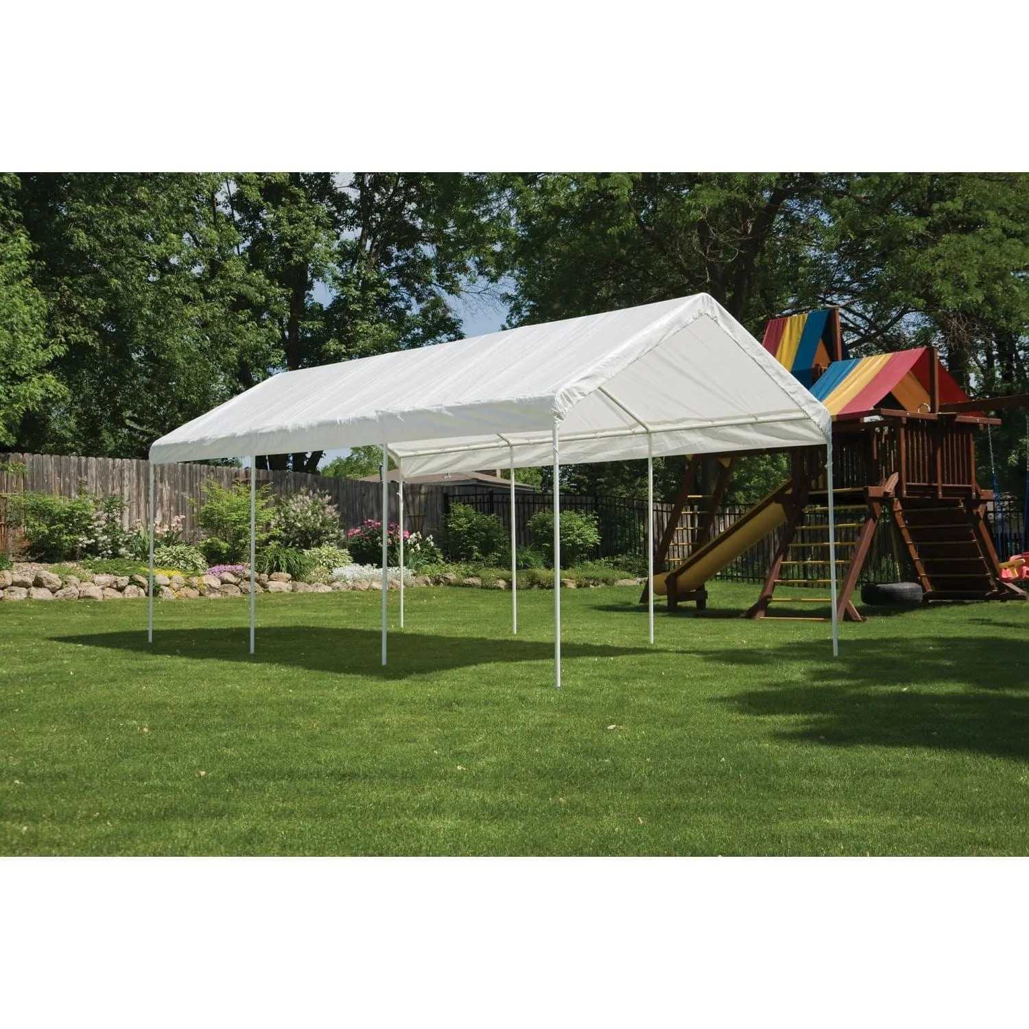 ShelterLogic | MaxAP Gazebo Canopy - 8 Legs 10 x 20 ft. White