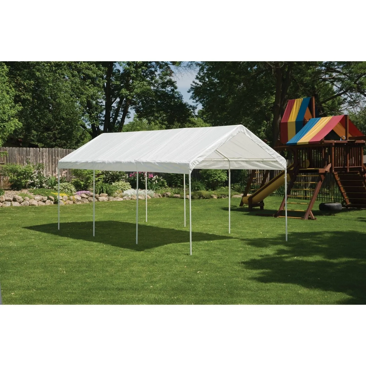 ShelterLogic | MaxAP Gazebo Canopy - 8 Legs 10 x 20 ft. White