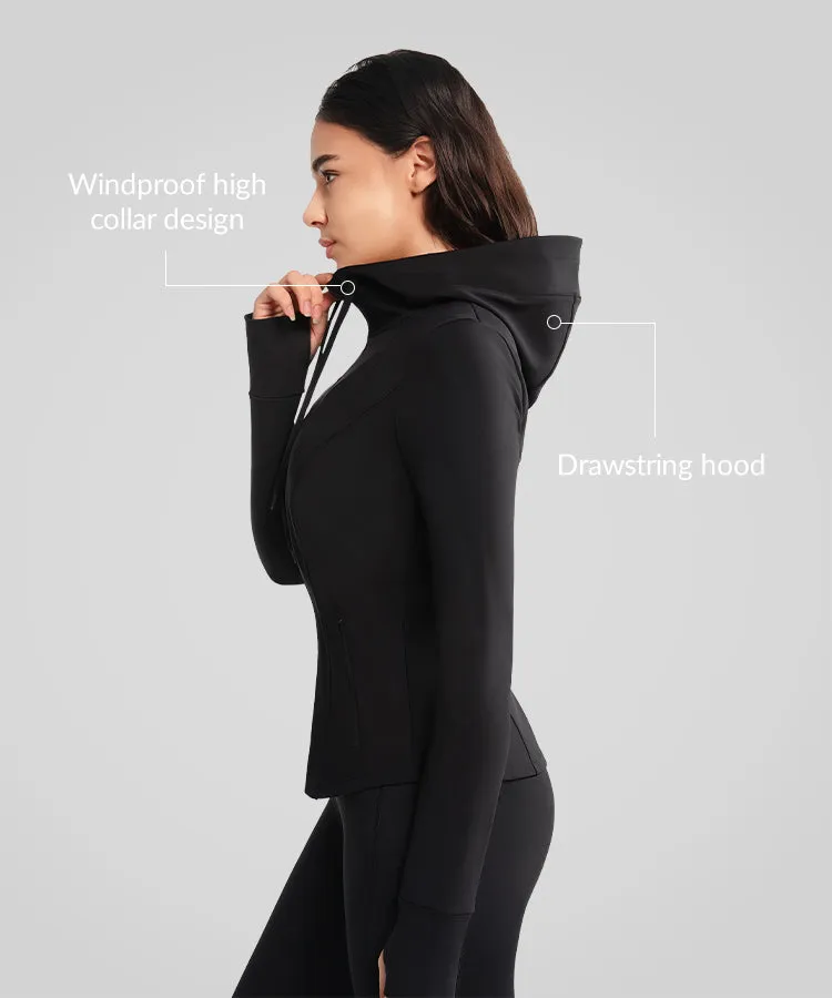 Shift Fleece Water Resistant Stretchy Full Zip Jacket | Women's Sports Jacket