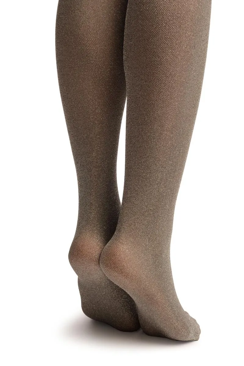 Silver Lurex Luxurious Tights