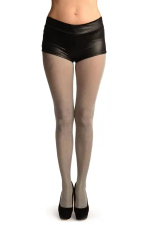 Silver Lurex Luxurious Tights