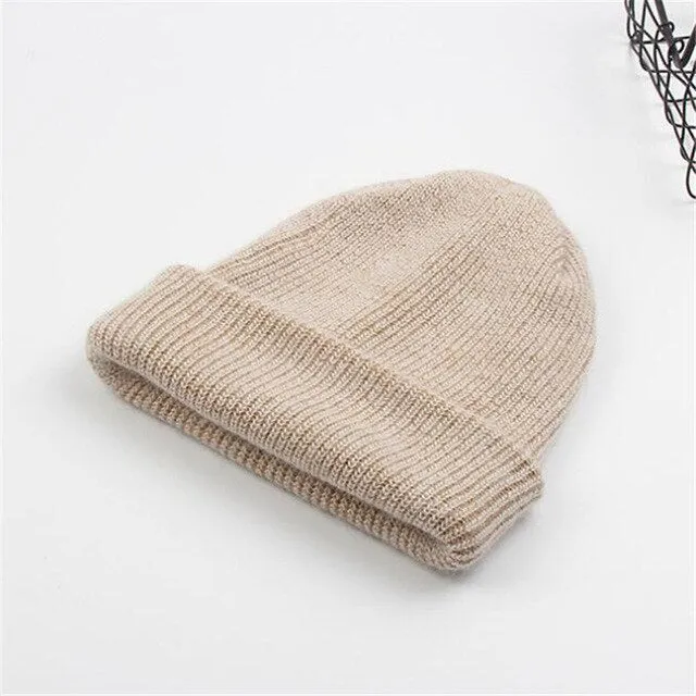 Soft Wool Knitted Beanie