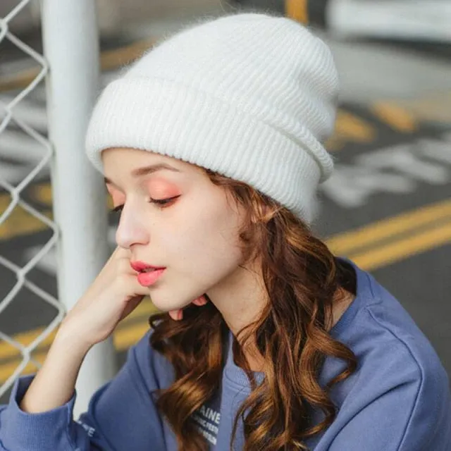 Soft Wool Knitted Beanie