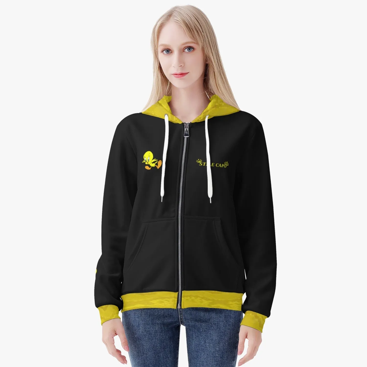 STILE CAPO QUEENS  Full Zip Up Hoodie