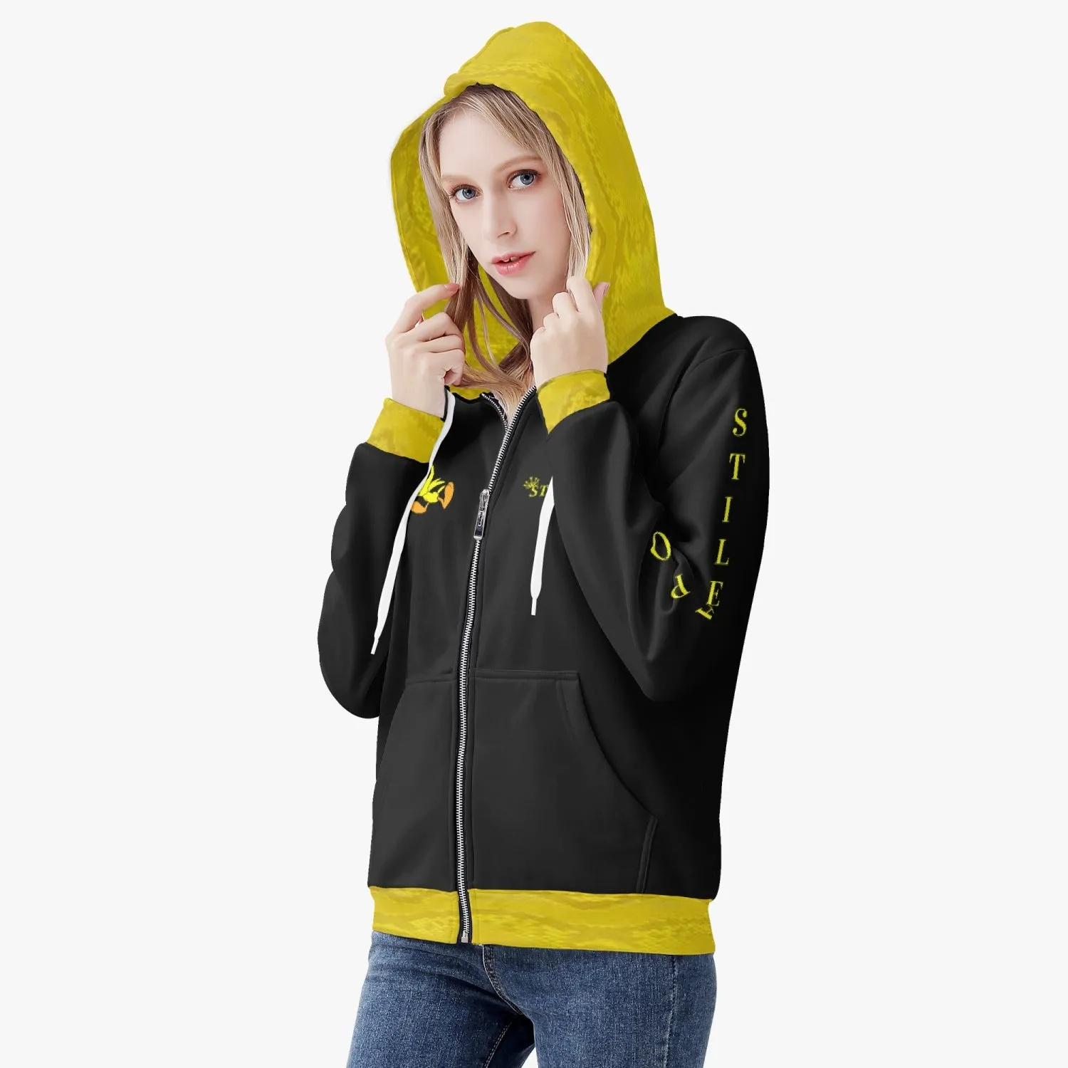 STILE CAPO QUEENS  Full Zip Up Hoodie