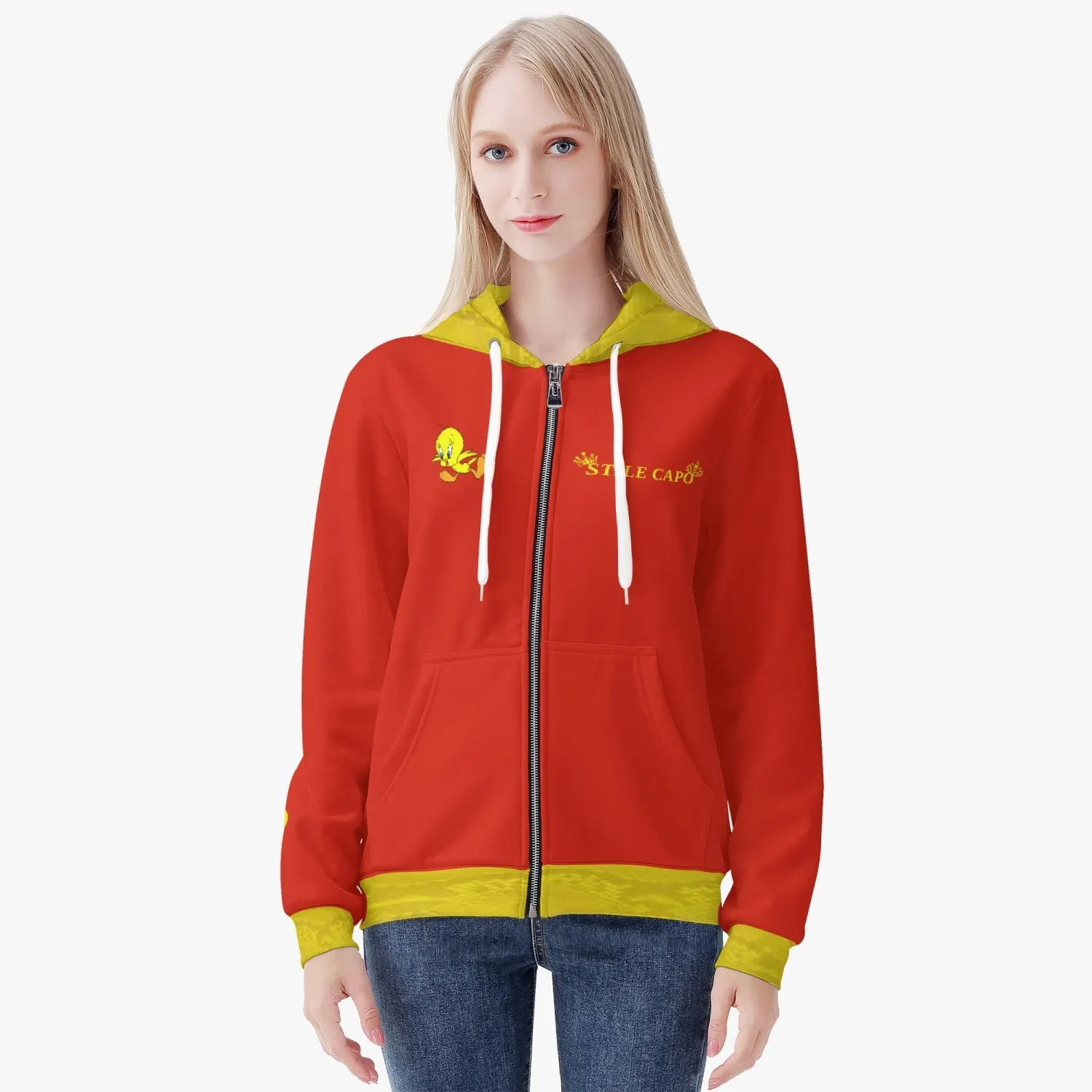 STILE CAPO QUEENS Full Zip Up Hoodie