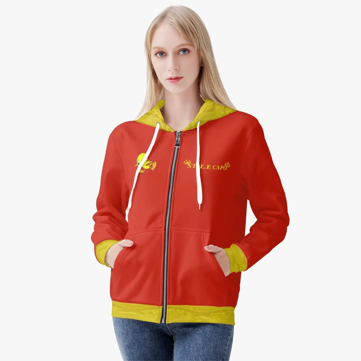 STILE CAPO QUEENS Full Zip Up Hoodie