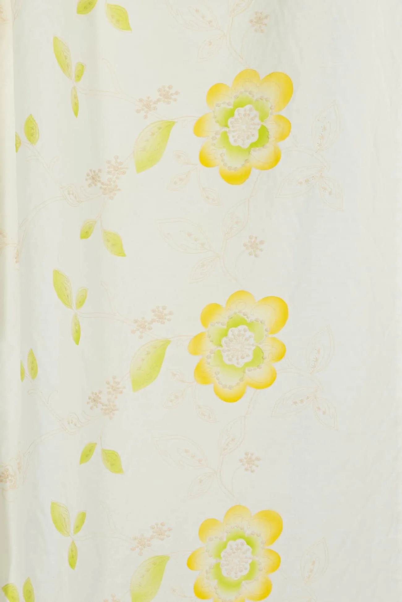 Sunshine Embroidered Cotton/Linen Woven