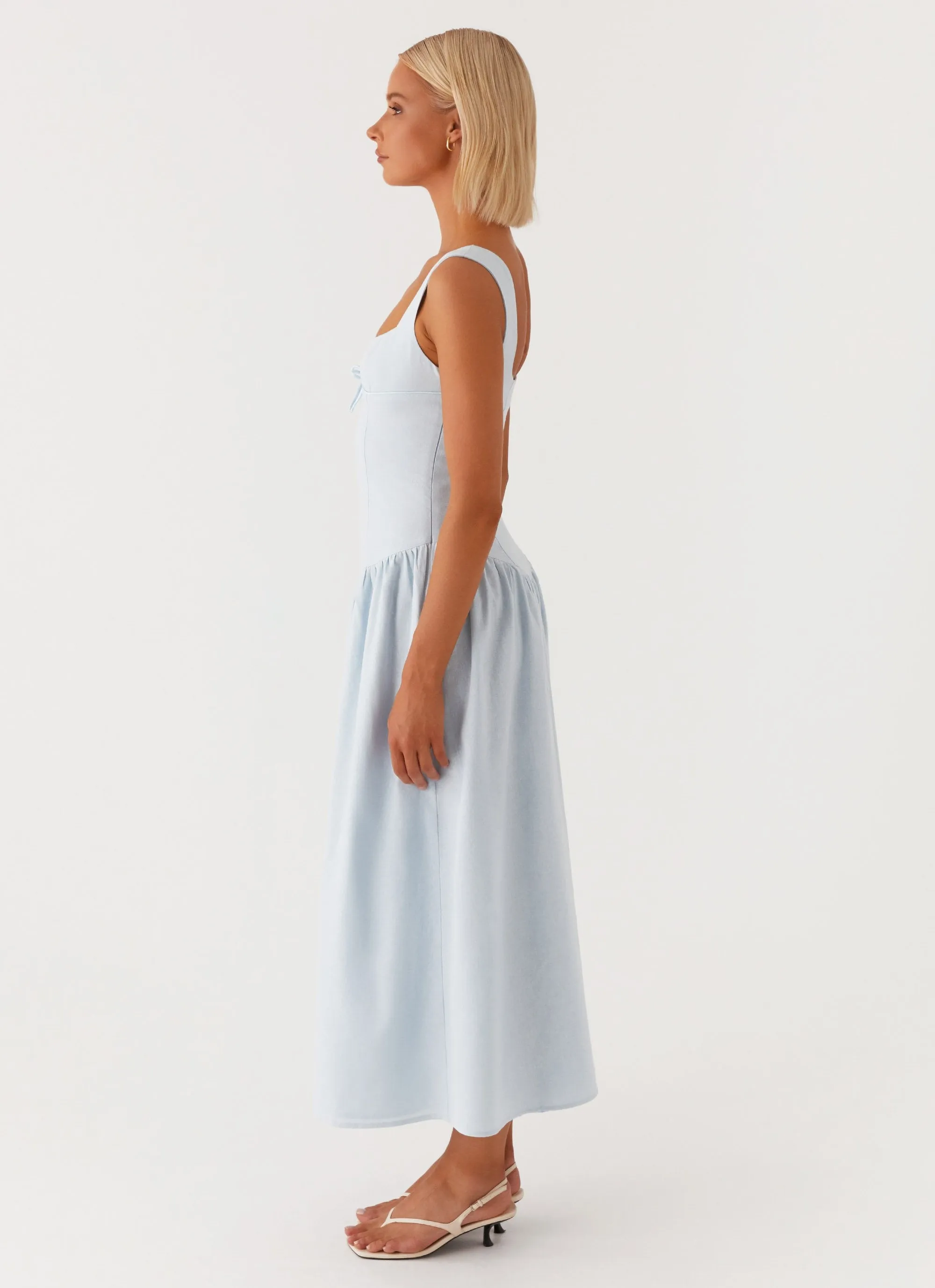 Suzie Midi Dress - Blue