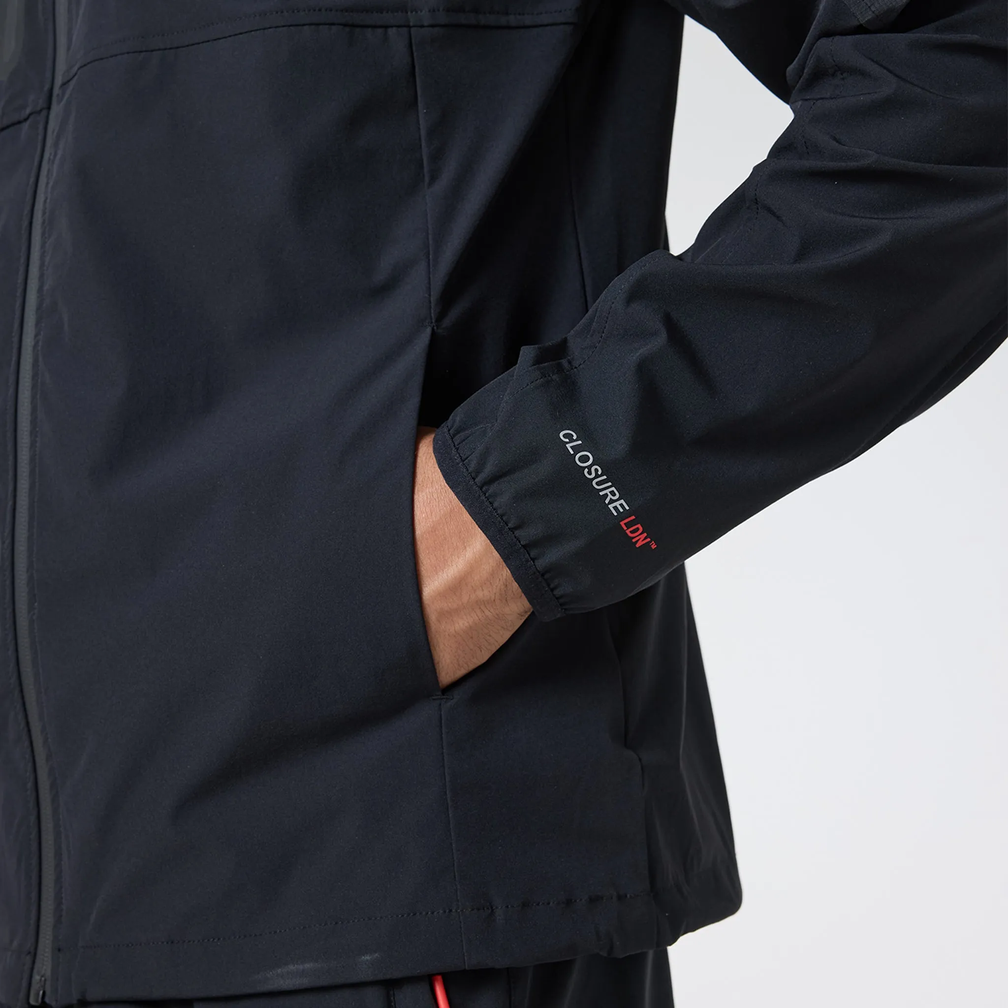 Tech Performance Jacket | Black/Red