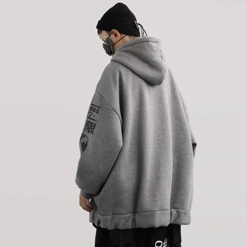 Techwear Japanese Zip-up Hoodie