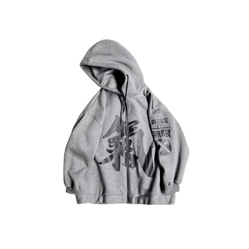 Techwear Japanese Zip-up Hoodie