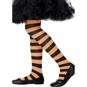 Tights Orange & Black - Child