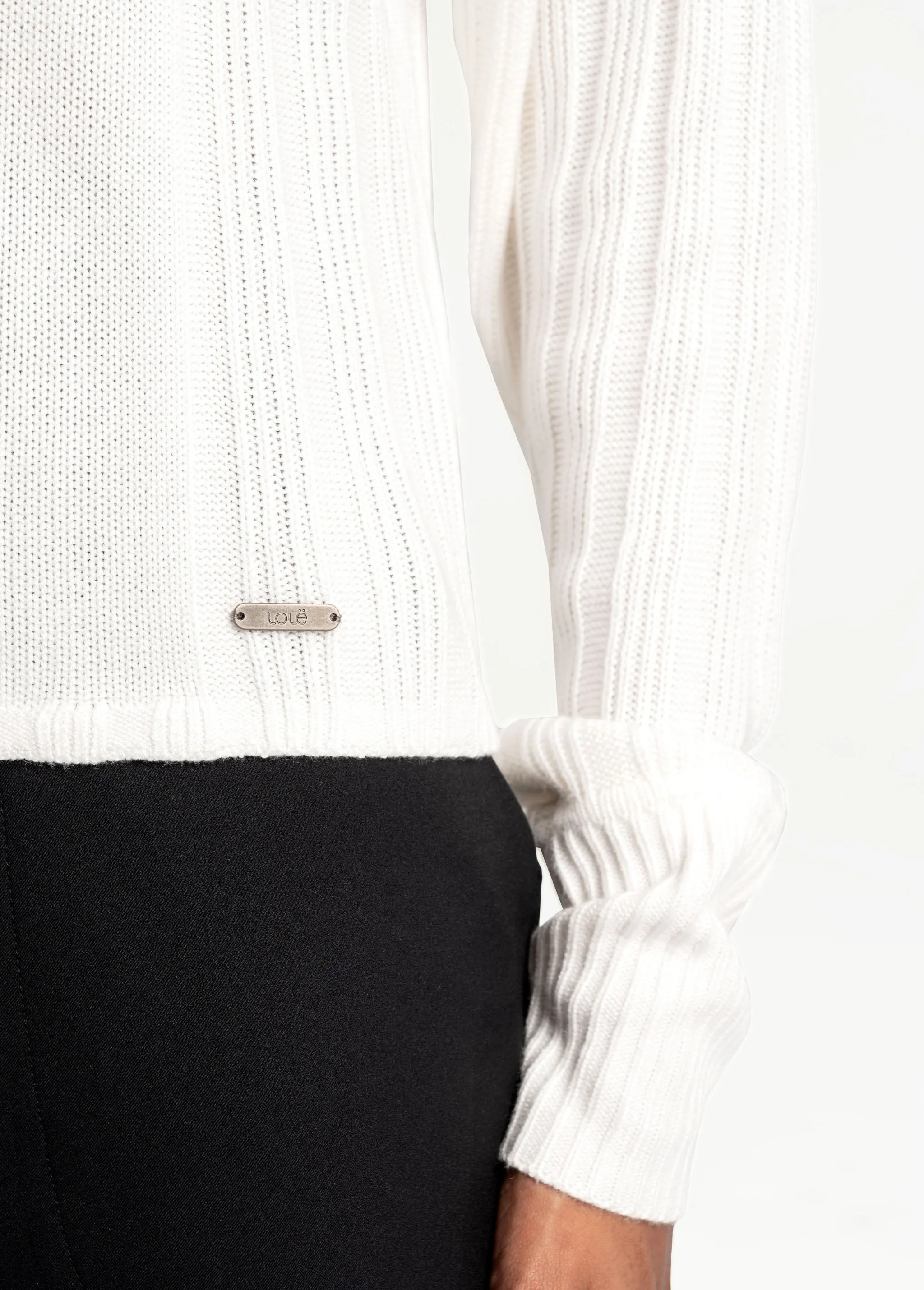 Vanier Funnel-Neck Pullover Sweater