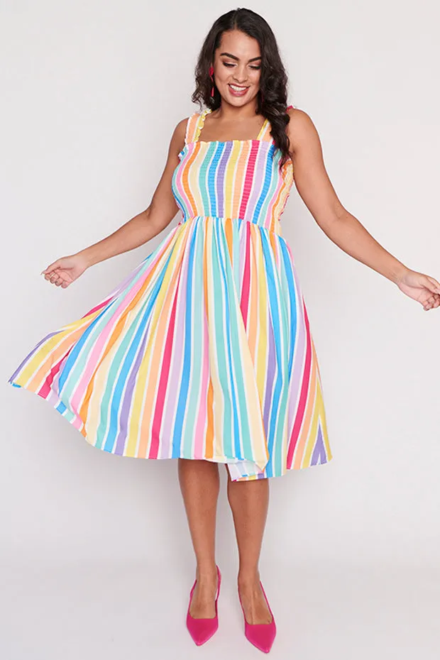 Wallflower LPD Candy Stripe Dress