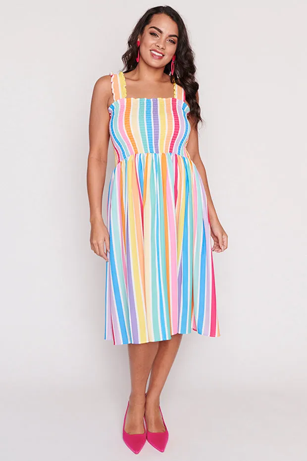 Wallflower LPD Candy Stripe Dress