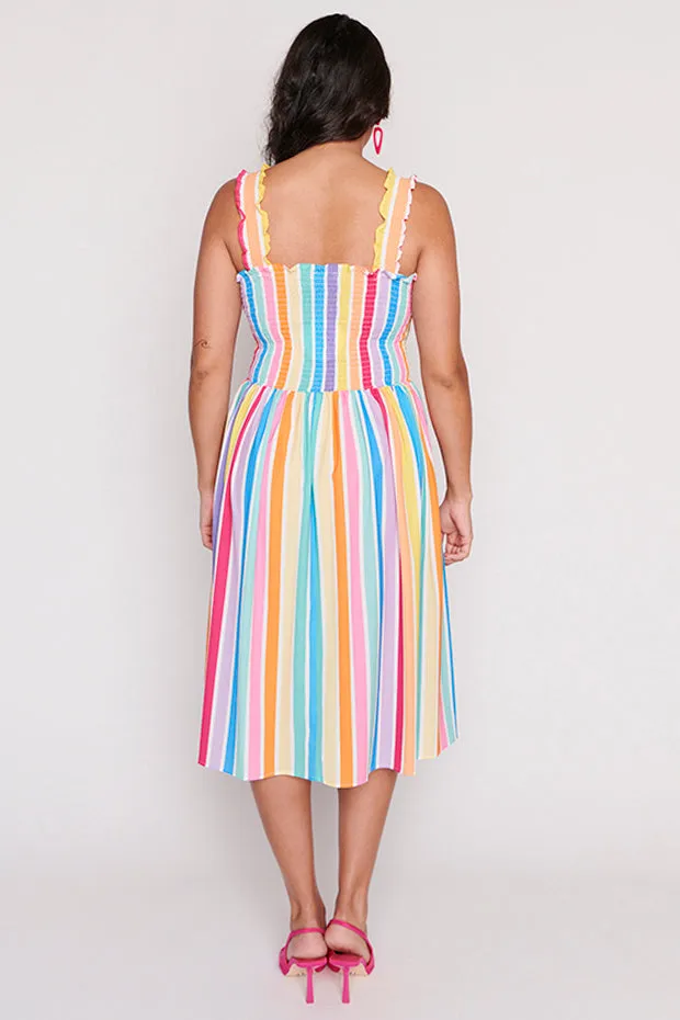 Wallflower LPD Candy Stripe Dress