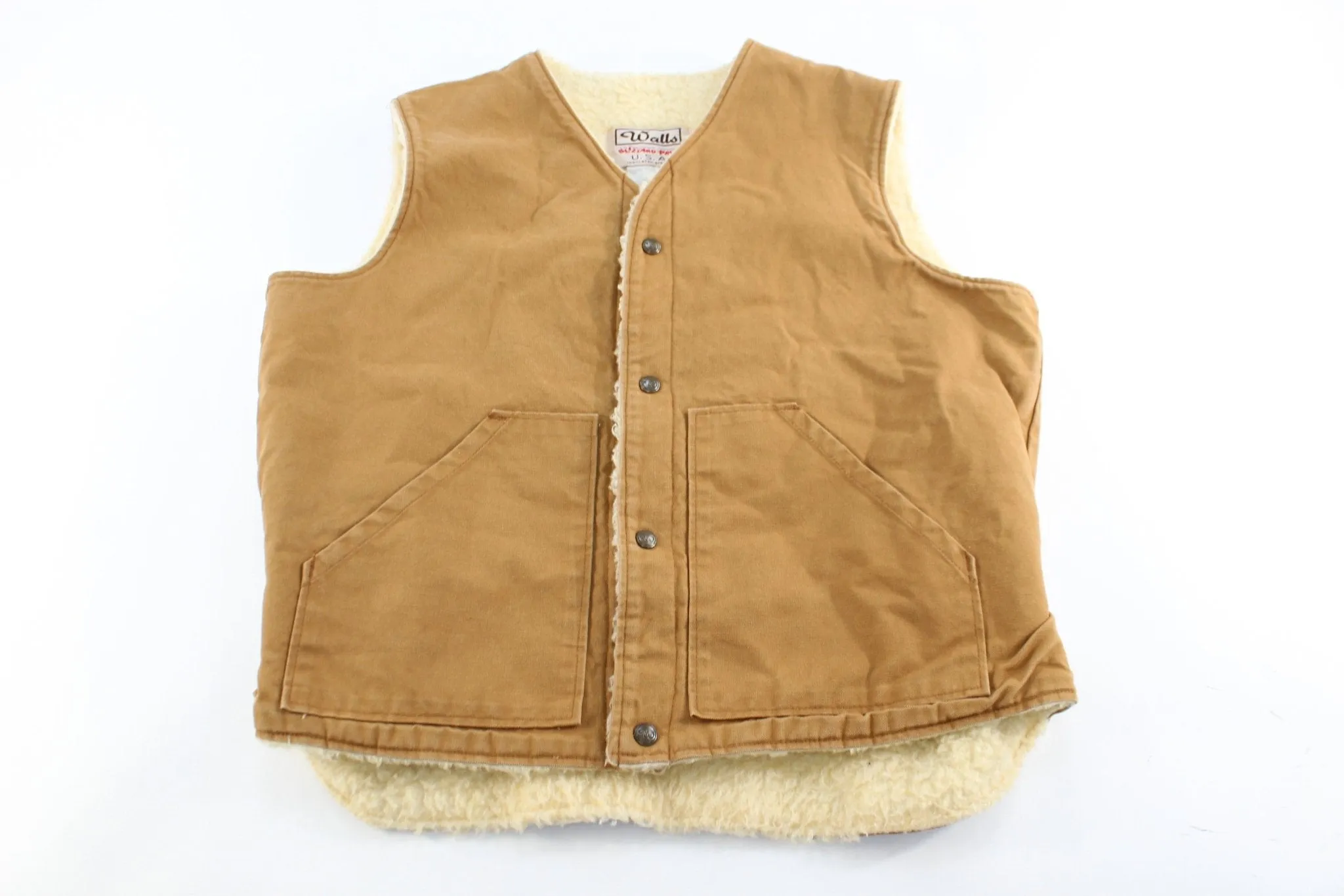 Walls Blizzard-Pruf Sherpa Lined Tan Vest