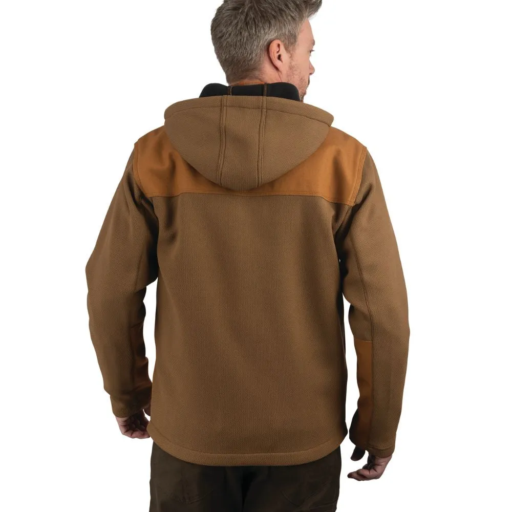 Walls Men's Bridgeport Rugged Flex Knit Work Jacket  - Brown YJ12