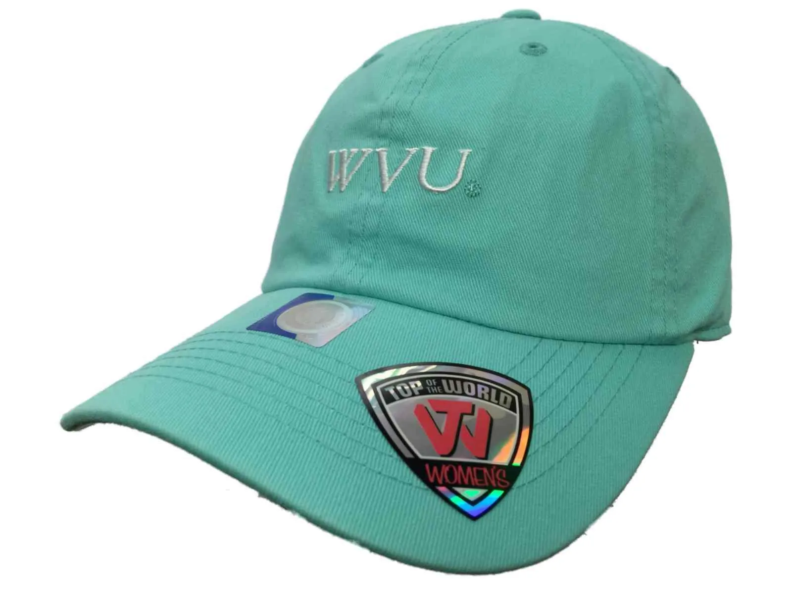 West Virginia Mountaineers TOW WOMEN Mint Green Seaside Adjustable Hat Cap