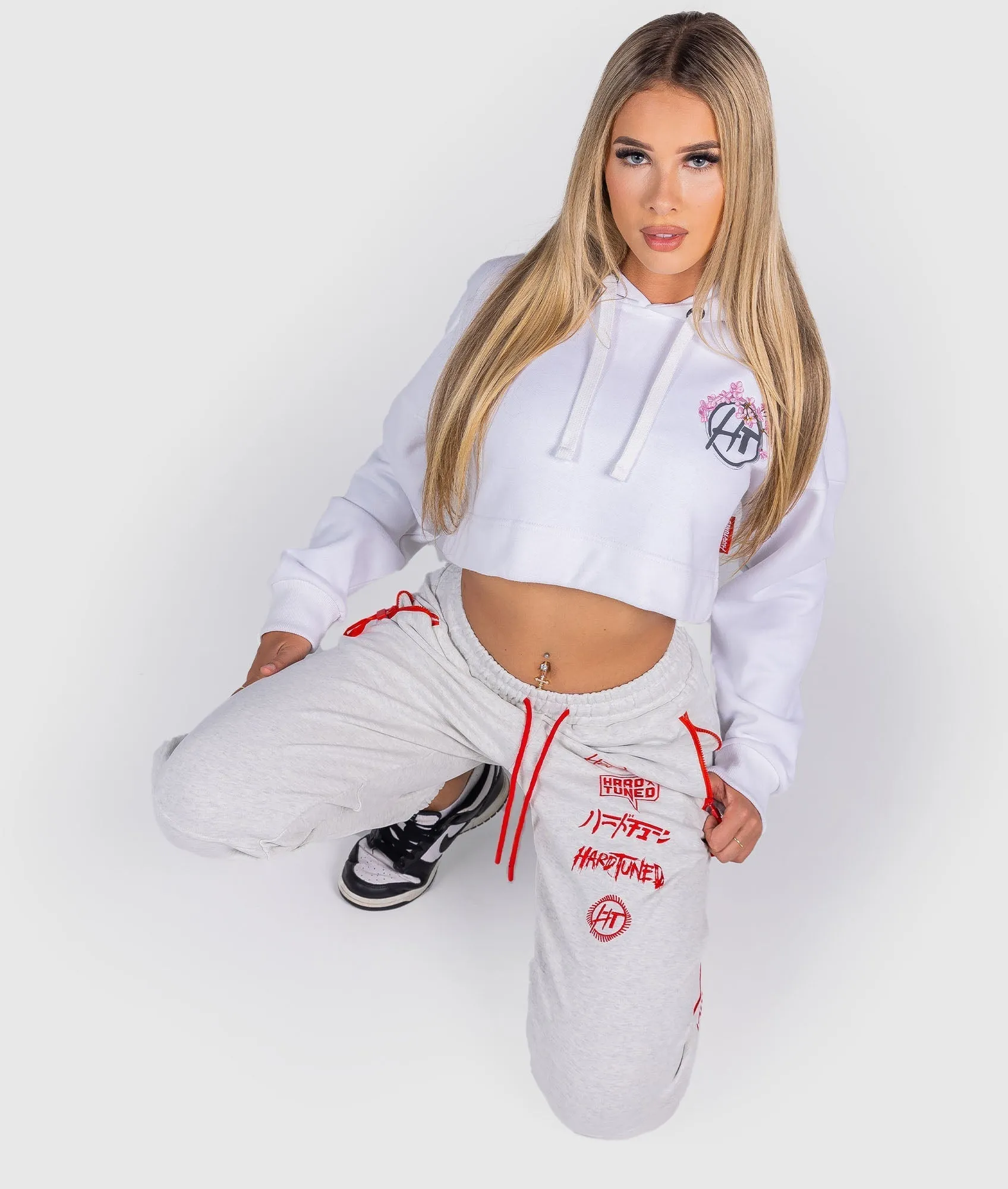 Women's Clutch Kick P1 Fleece Track Pants - White