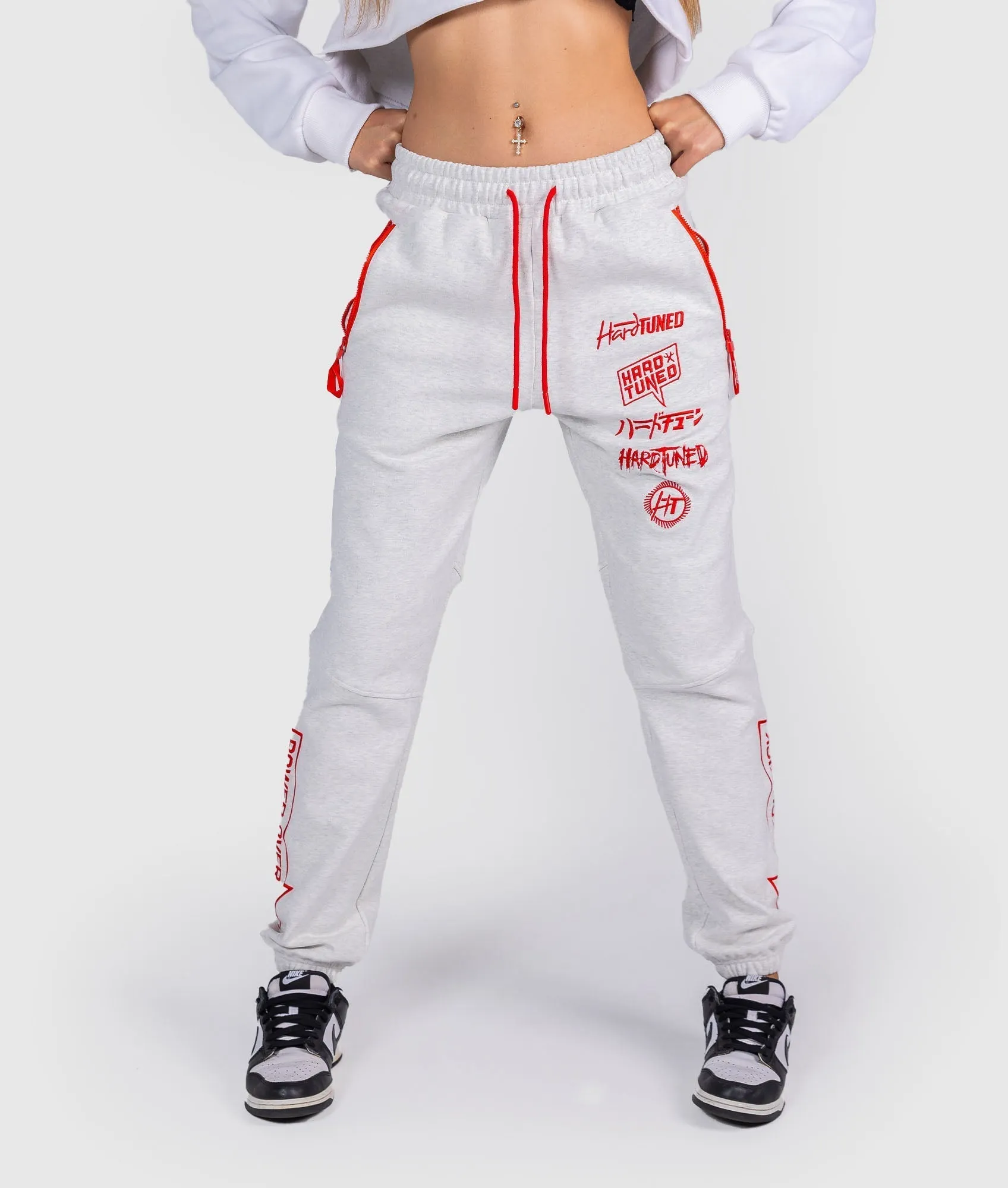 Women's Clutch Kick P1 Fleece Track Pants - White