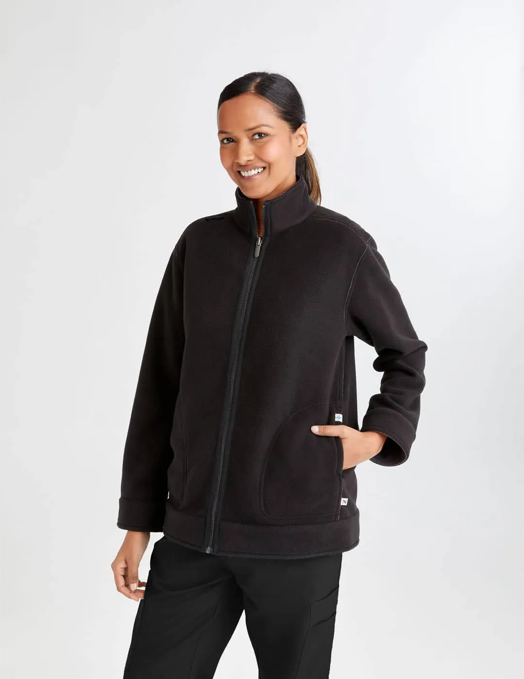 Womens Reversible Fleece Jacket