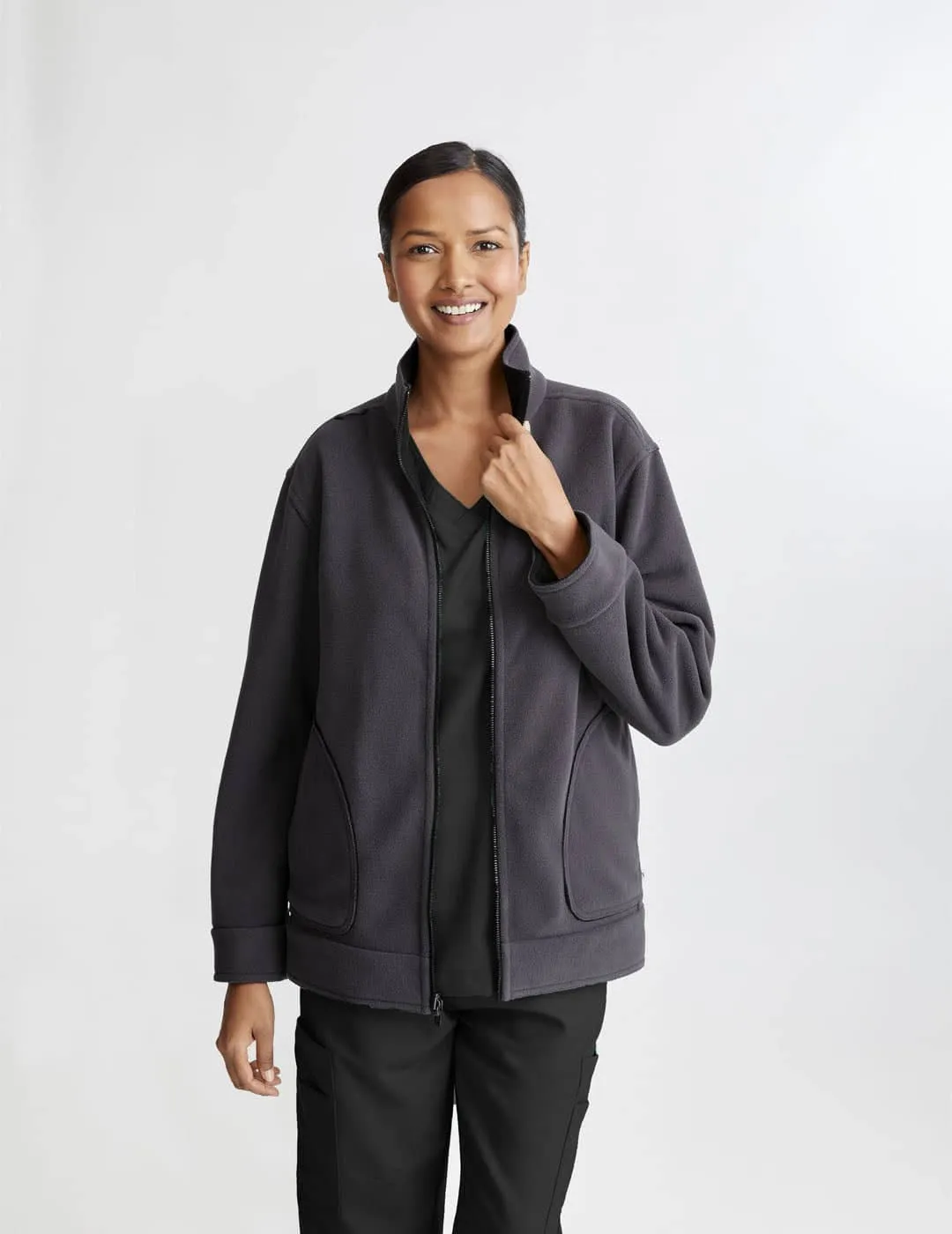 Womens Reversible Fleece Jacket