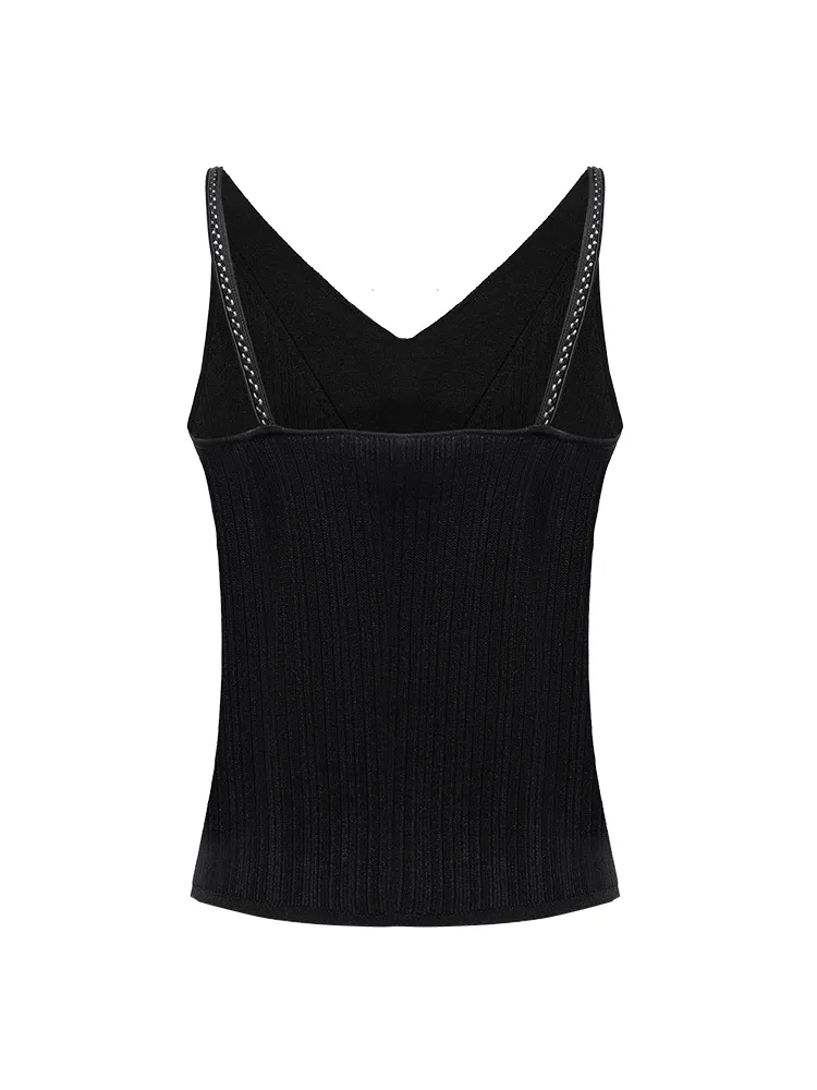 YAYING V-neck Knitted Vest