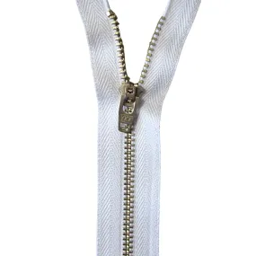 Zipper-Natural-9"-Closed Bottom